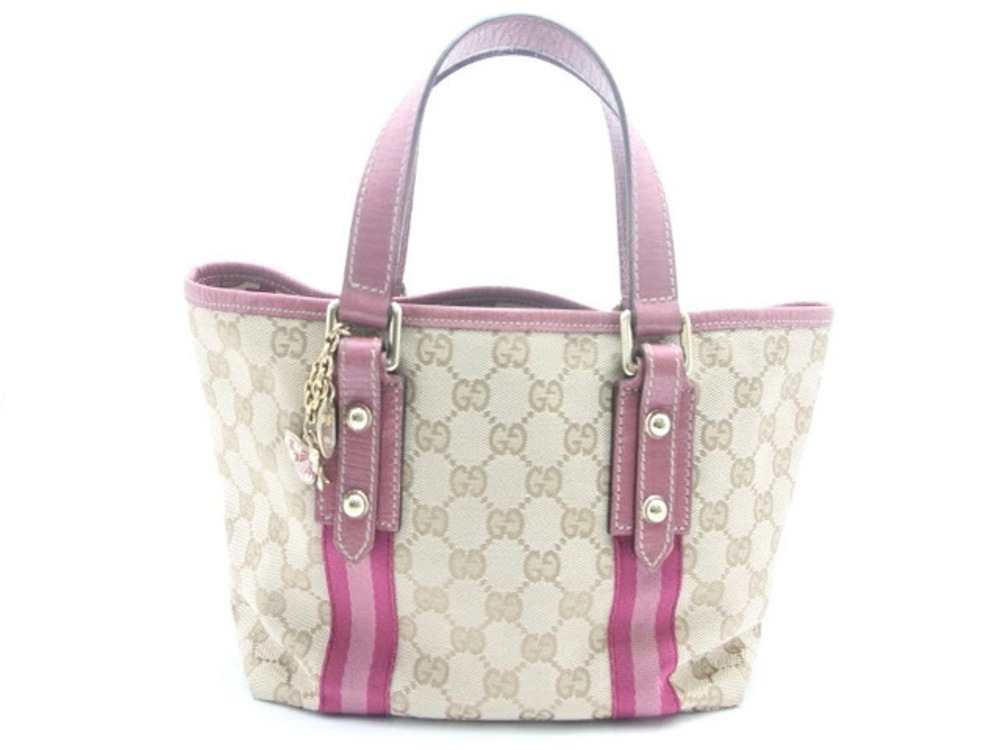 Gucci Tote Bag Canvas Calfskin